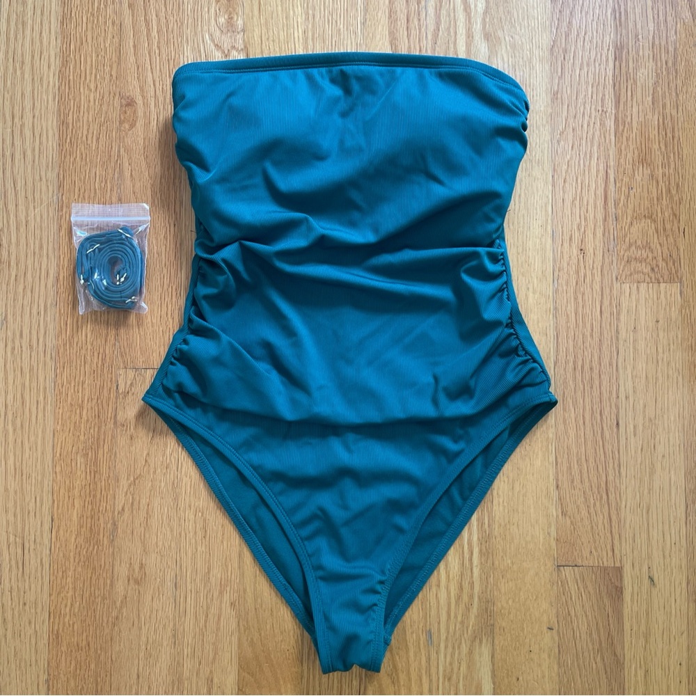 Shade & Shore Teal One-Piece Swimsuit